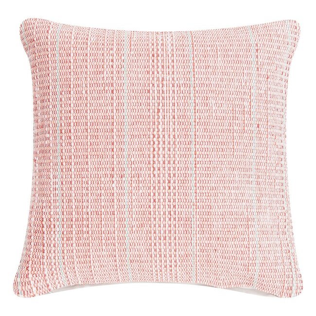 Linen & More Vertical Stripe kussen roze 45x45cm