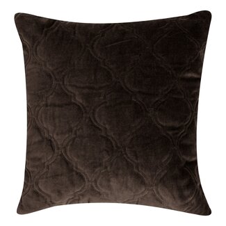 Linen & More Moroccan Velvet kussen bruin 45x45cm