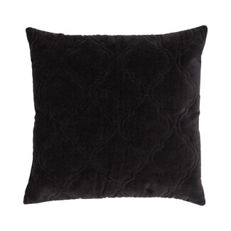 Linen & More Moroccan Velvet kussen zwart 45x45cm