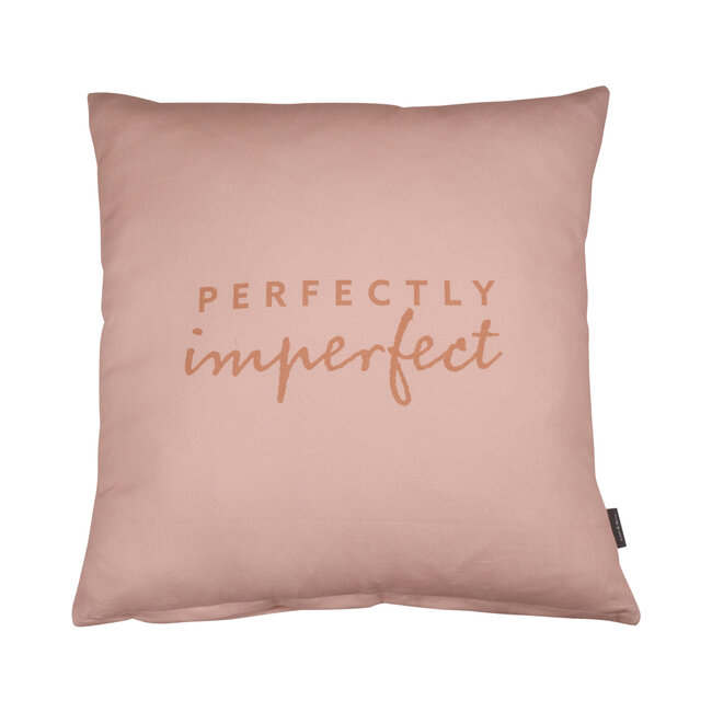 Linen & More Perfectly kussen roze 45x45cm
