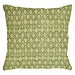 Linen & More Uneven Diamond kussen groen 45x45cm