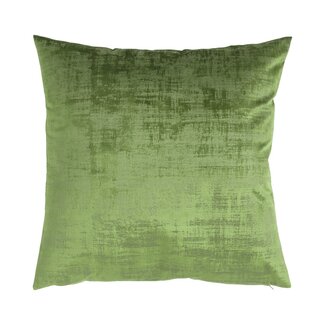 Linen & More Vintage Velvet kussen groen 50x50cm