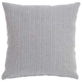 Linen & More New Basket Weave kussen grijs 45x45cm