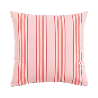 Linen & More Multi Stripe kussen roze 45x45cm
