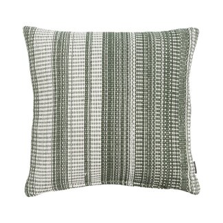 Linen & More Melange Weave kussen groen 45x45cm