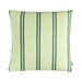 Linen & More Printed Stripes kussen groen 45x45cm