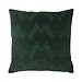 Linen & More Twisted Brooklyn kussen groen 45x45cm