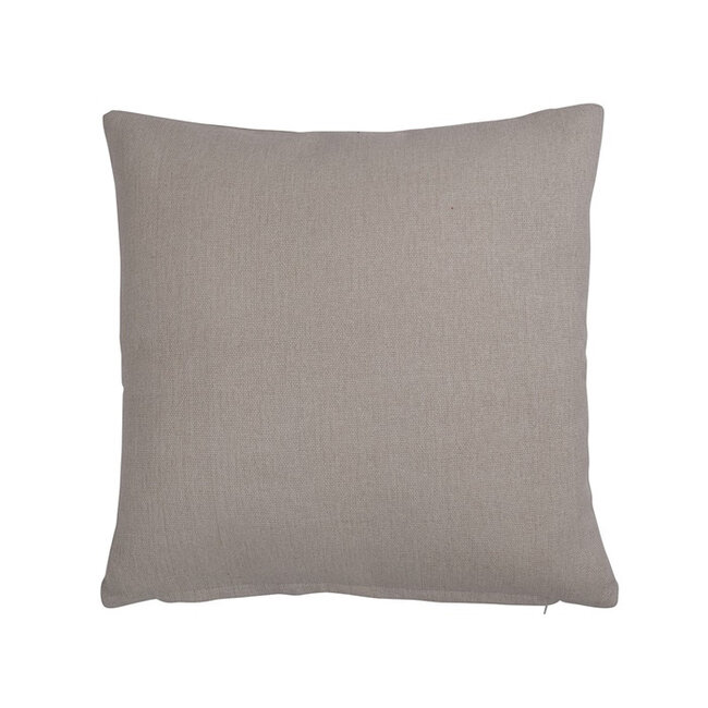 Linen & More Solid Canvas kussen cream 45x45cm