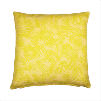 Linen & More Malibu kussen geel 45x45cm