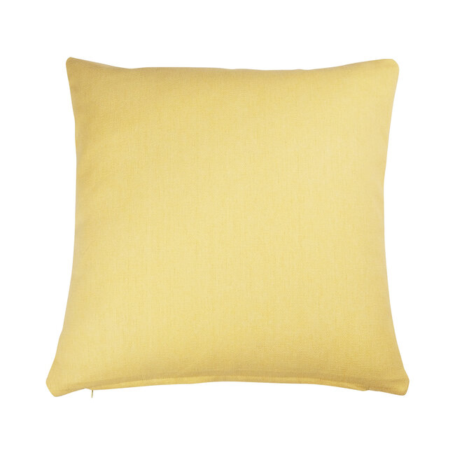 Linen & More Lima kussen geel 45x45cm