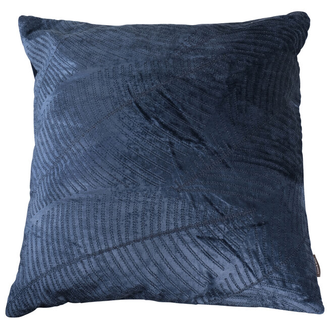 Linen & More Davina kussen blauw 45x45cm