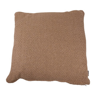 Linen & More Kent Recycled kussen camel 45x45cm