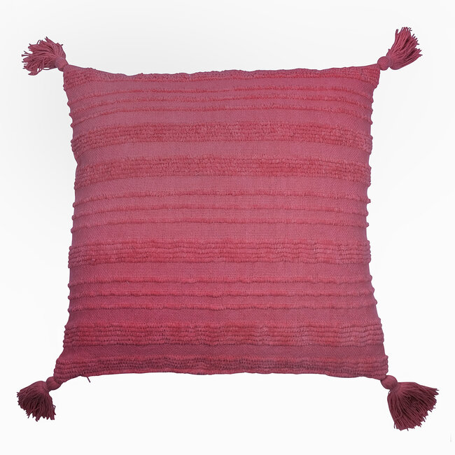 Linen & More Chloe kussen roze 45x45cm