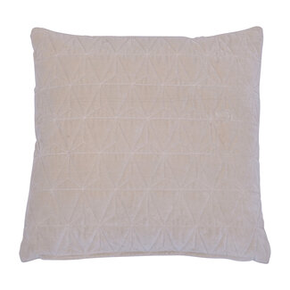 Linen & More Harper kussen beige 45x45cm