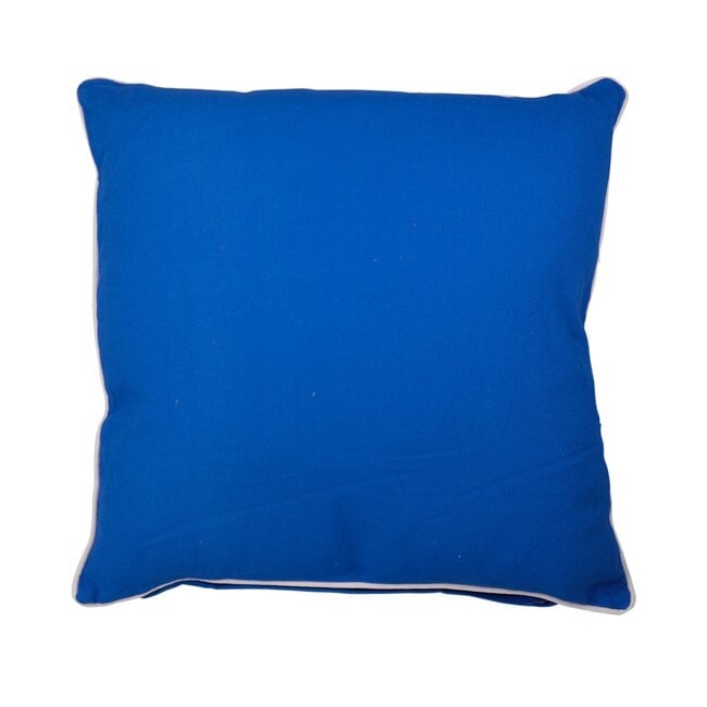 Linen & More Marino kussen blauw 45x45cm