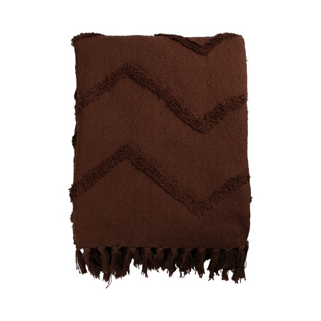 Linen & More Ravi plaid bruin 130x170cm