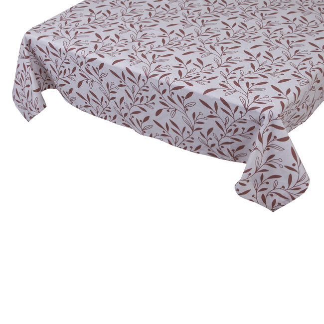 Linen & More Liberty Tafelkleed Textiel café bruin 140x300cm