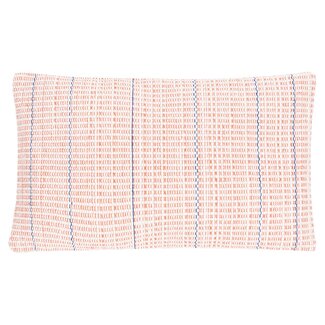 Linen & More Vertical Stripe kussen oranje 30x50cm