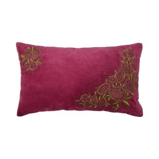 Linen & More Lulu kussen magenta 30x50cm