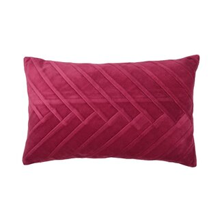 Linen & More New Folded kussen magenta 30x50cm