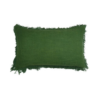 Linen & More Lioni kussen groen 30x50cm