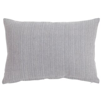 Linen & More New Basket Weave kussen grijs 40x60cm