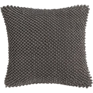 Linen & More Jumbo Dots kussen grijs 60x60cm