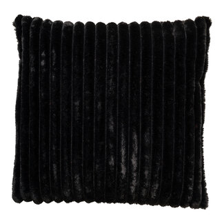 Linen & More Montreal kussen zwart 60x60cm