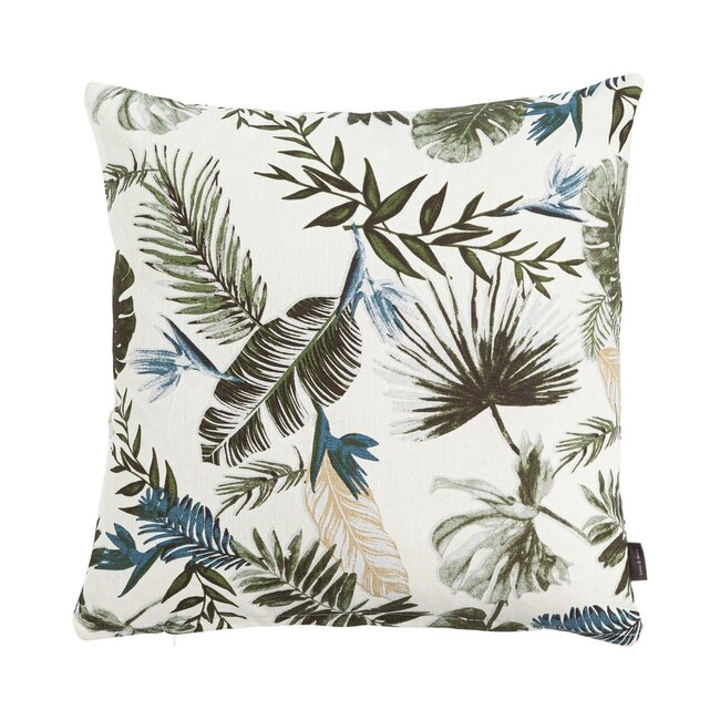 Linen & More Jungle kussen gebroken wit 60x60cm