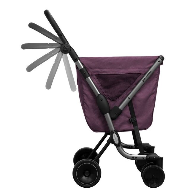 Playmarket We Go Premium Boodschappentrolley - Purple