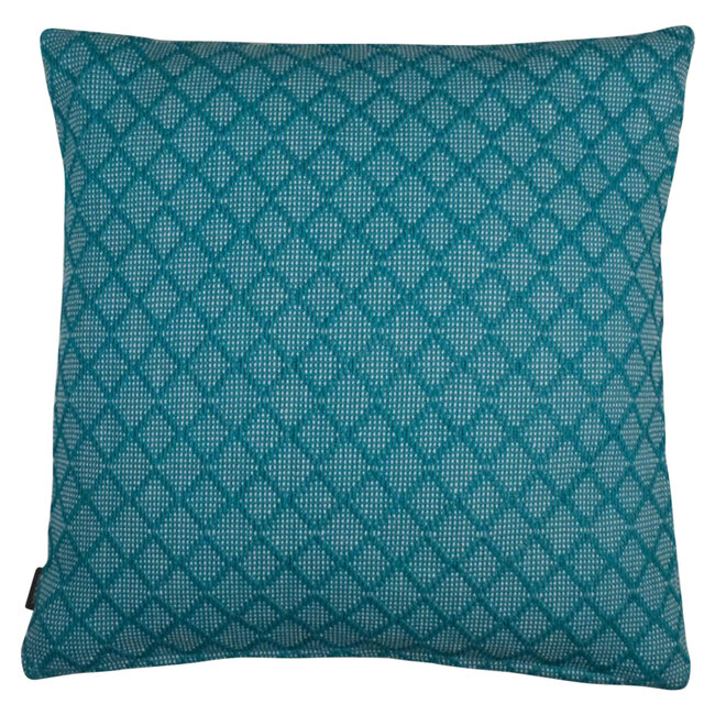 Linen & More Sydney kussen blauw groen 60x60cm