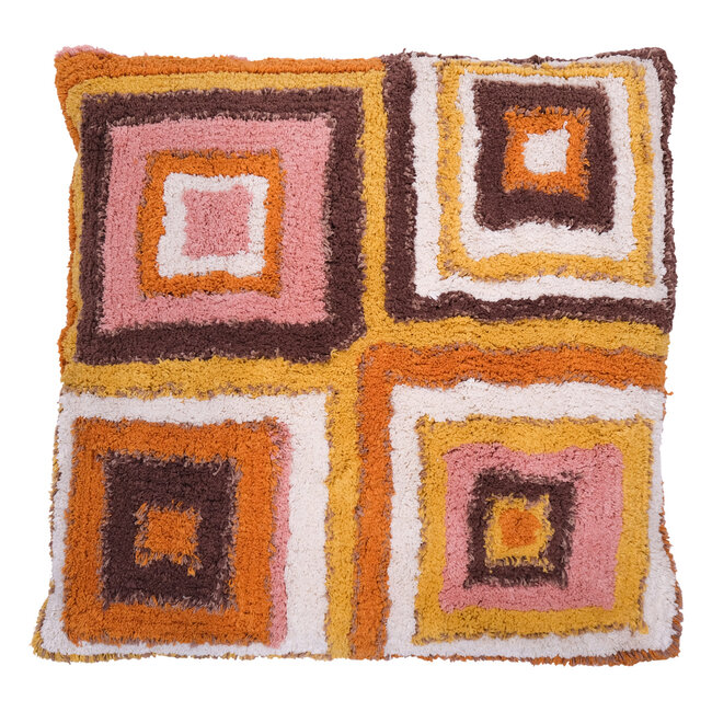 Linen & More Noah kussen multicolor 65x65cm