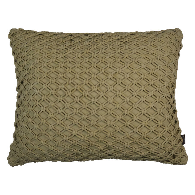 Linen & More Russo kussen groen 40x50cm