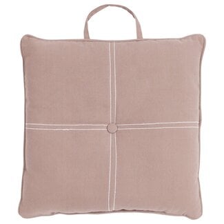 Linen & More Jilly With Handle stoelkussen taupe 40x40cm+5cm