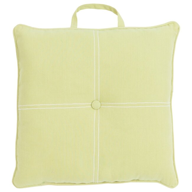 Linen & More Jilly With Handle stoelkussen groen 40x40cm+5cm