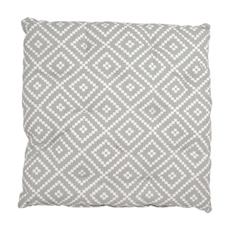 Linen & More Dotted Ethnic stoelkussen groen 40x40cm+5cm