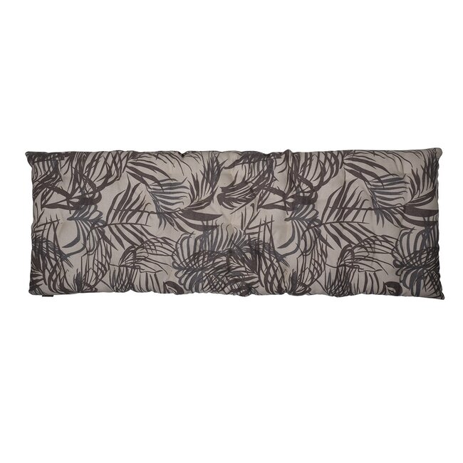 Linen & More Palm Leaf bankkussen taupe 120x40x5cm