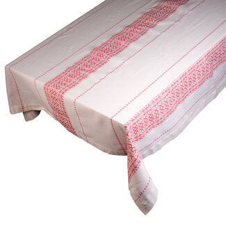 Linen & More Lapland Tafelkleed Textiel rood 140x220cm