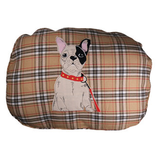 Linen & More Dog cushion Kens. Ch. Buldog 68 x90 beige