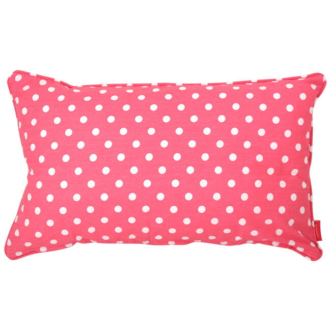 Linen & More Cushion Meggie 30x50 piping rouge