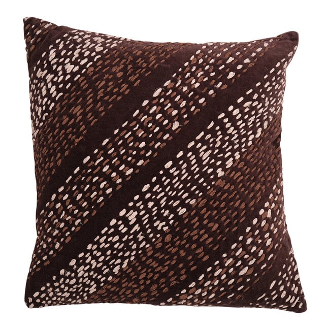 Linen & More Cushion New Chic 45x45 brown