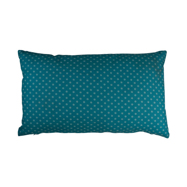 Linen & More Cushion Duo Dot 30x50 aqua