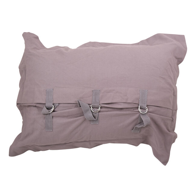 Linen & More Cushion Belt & Buckle 40x60 grey