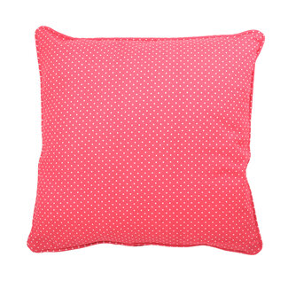 Linen & More Cushion Lizzy 45x45 red