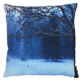 Linen & More Cushion Photoprint Winter Land scape 45x45