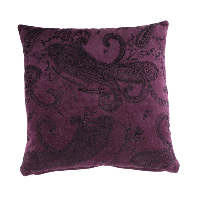 Linen & More Cushion lalita 45x45 plum
