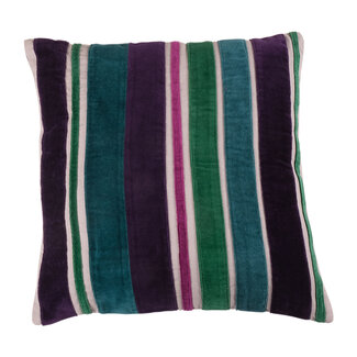 Linen & More Cushion Stripes 45x45 purple