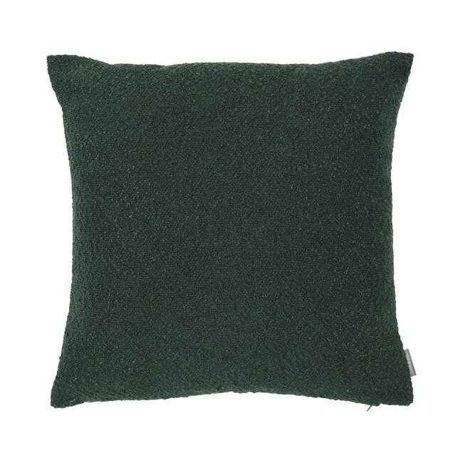 Linen & More King Bouclé kussen groen 45x45cm
