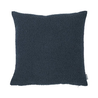 Linen & More King Bouclé kussen blauw 45x45cm