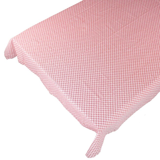 Linen & More Dutch Check Tablecloth Textile red 140x250cm